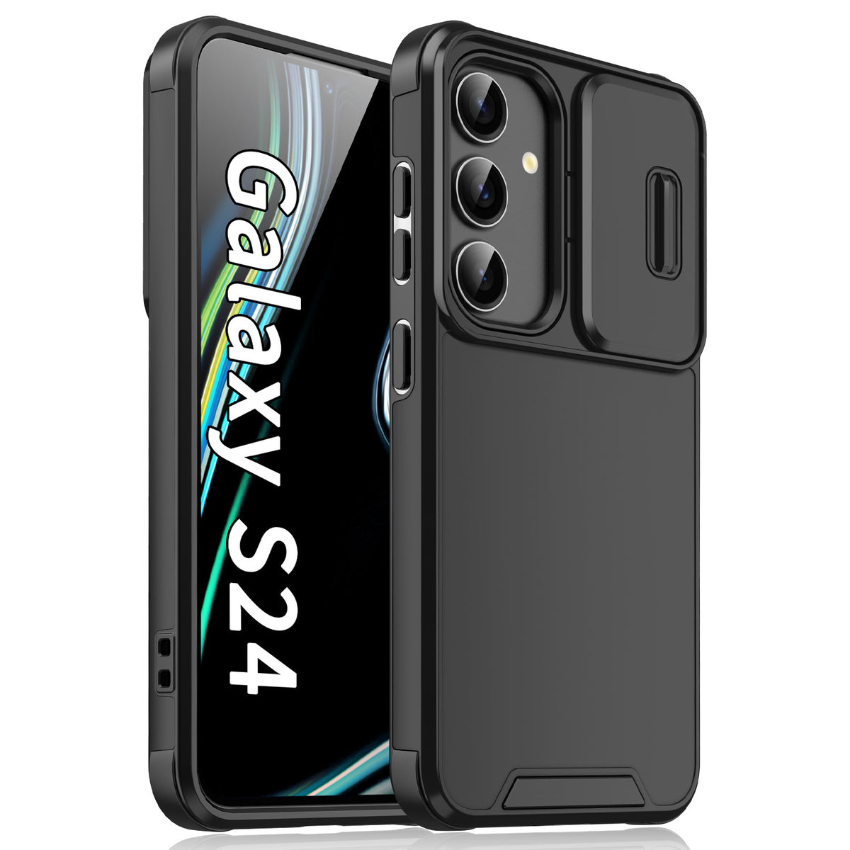 Samsung Galaxy S26–S20 & A Series Sliding Camera Cover Case