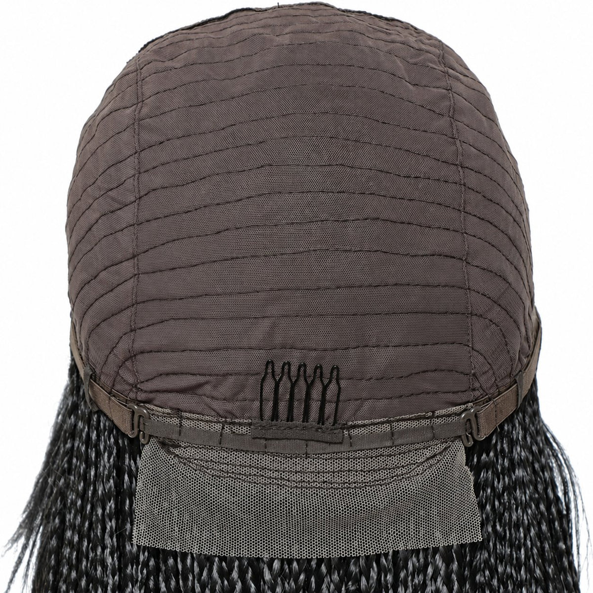 Three-Strand Braided Wig with Baby Hair Detail