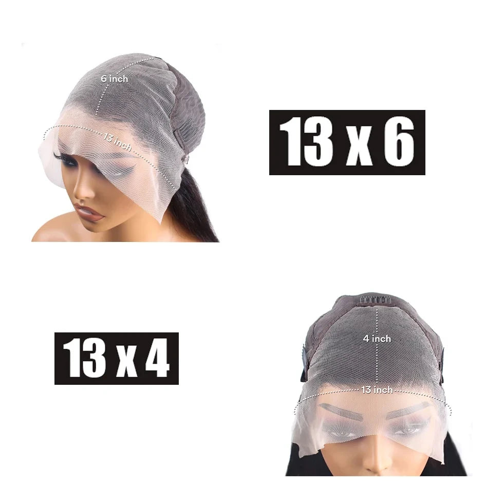 Women's Blonde Deep Wave Human Hair Lace Wig — product view