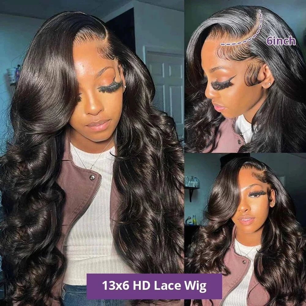 Women's Body Wave Human Hair Lace Wig — product view