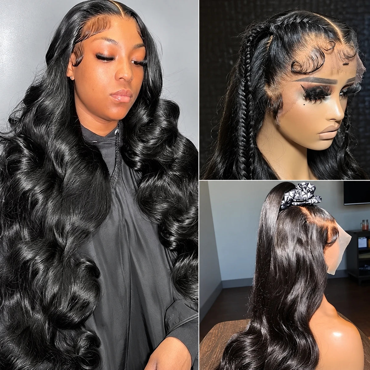Women's Body Wave Human Hair Lace Wig — product view